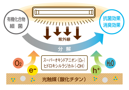 光触媒の図解